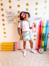 Load image into Gallery viewer, Kids Clear Checkered Backpack