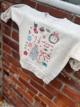 Load image into Gallery viewer, Kids Whimsical Collage Oatmeal Sweatshirt