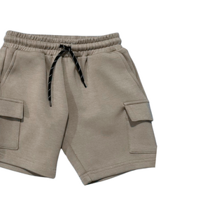 PREORDER: LUXE Cargo Shorts (Taupe)