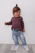 Load image into Gallery viewer, Paperbag Waist Denim - Light Wash