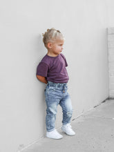 Load image into Gallery viewer, Paperbag Waist Denim - Light Wash