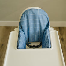 Load image into Gallery viewer, Blue Grid IKEA Antilop Cushion Cover