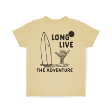 Load image into Gallery viewer, [LIMITED EDITION] LONG LIVE THE ADVENTURE TEE - BUTTER