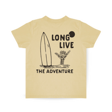 Load image into Gallery viewer, [LIMITED EDITION] LONG LIVE THE ADVENTURE TEE - BUTTER