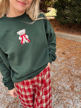 Load image into Gallery viewer, Teddy Bear Embroidered Sweatshirt