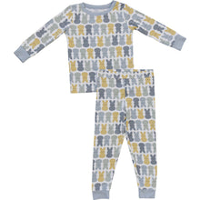Load image into Gallery viewer, Dusty Blue Bunny Bamboo Cozy Set