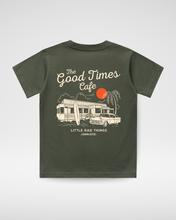 Load image into Gallery viewer, THE GOOD TIMES CAFE TEE - OLIVE