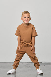 Oversized Bamboo Tee - Chestnut