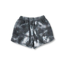 Load image into Gallery viewer, COTTON TIE-DYE SHORTS // CHARCOAL