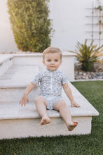 Load image into Gallery viewer, Palm Tree Zipper Swimsuit