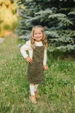 Load image into Gallery viewer, Green Corduroy Dress