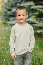 Load image into Gallery viewer, Sage Long Sleeve Cotton Tee