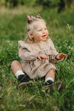 Load image into Gallery viewer, Gingham Ruffle Bloomer Set