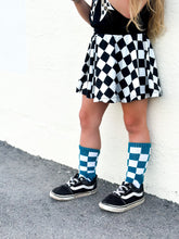 Load image into Gallery viewer, Teal Check