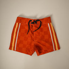Load image into Gallery viewer, [PRE-ORDER] RETRO-WAVE HYBRID BOARD SHORT - RED/ORANGE