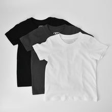 Load image into Gallery viewer, 3-PACK RAD ORGANICS TEES - MONOCHROME