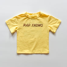 Load image into Gallery viewer, WHERE THE RAD THINGS ARE™ TEE - GOLDEN YELLOW