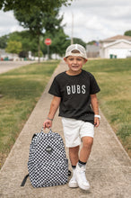 Load image into Gallery viewer, Full Size Black Checkered Backpack