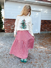 Load image into Gallery viewer, Bow Sleeve Tree Long Sleeve