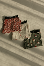 Load image into Gallery viewer, Men&#39;s Bamboo Boxers (3 Pack) Red Gingham, Candy Cane &amp; Santa Checkerboard