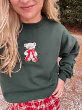 Load image into Gallery viewer, Teddy Bear Embroidered Sweatshirt