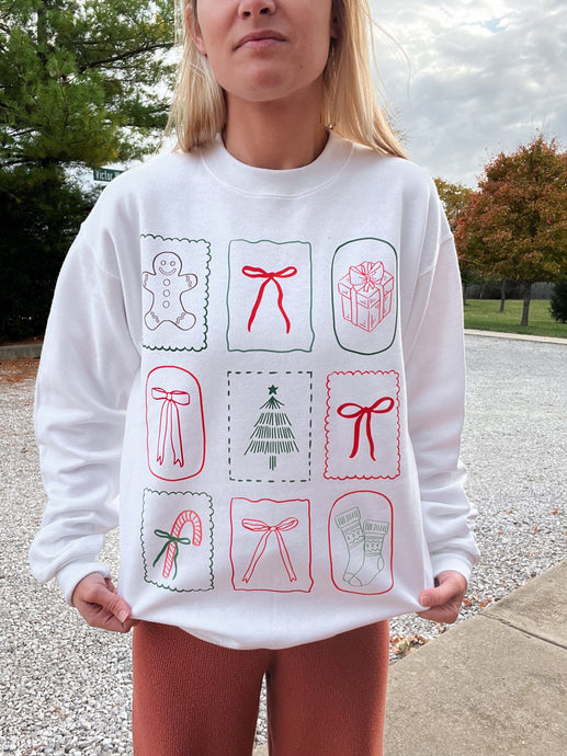 Ribbon Doodle Sweatshirt
