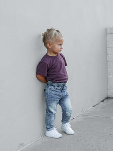 Elevated Tee - Huckleberry
