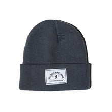 Load image into Gallery viewer, YOUNG + RAD CLASSIC BEANIE // STEEL BLUE