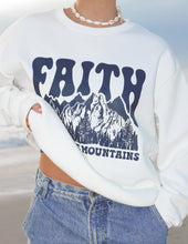 Load image into Gallery viewer, Faith Can Move Mountains Unisex Crewneck