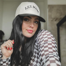 Load image into Gallery viewer, MOM ERA CAP // BLACK &amp; CREAM