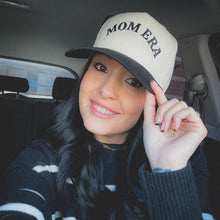Load image into Gallery viewer, MOM ERA CAP // BLACK &amp; CREAM