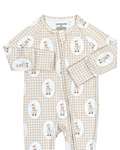 Load image into Gallery viewer, Bamboo Zip Romper | Gingham &amp; Goose