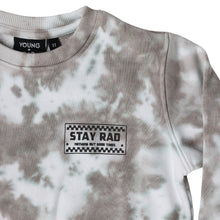 Load image into Gallery viewer, STAY RAD TIE-DYE CREWNECK // TAUPE