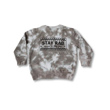 Load image into Gallery viewer, STAY RAD TIE-DYE CREWNECK // TAUPE