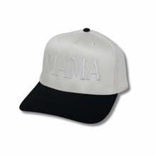 Load image into Gallery viewer, MAMA BLACK AND CREAM HAT