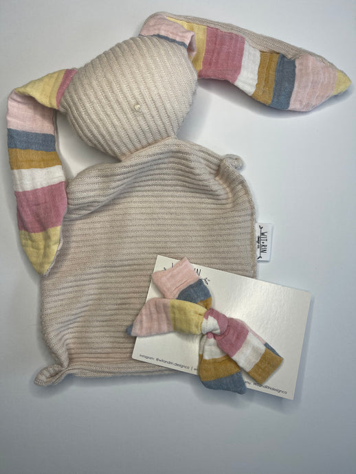 Bunny Snuggly & Clip Bow