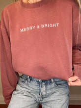 Load image into Gallery viewer, Christmas Sayings Embroidered  Sweatshirt