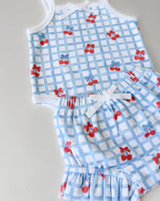 Load image into Gallery viewer, Shorts Set | Gingham Cherry