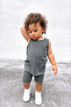 Load image into Gallery viewer, Acid Wash Ribbed Tank - Black