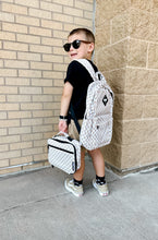 Load image into Gallery viewer, Full Size Tan Checkered Backpack