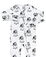 Load image into Gallery viewer, Bamboo Zip Romper | Cool Santa