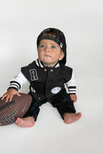 Load image into Gallery viewer, Varsity Jacket - Black