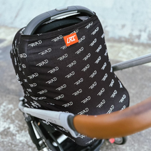 Load image into Gallery viewer, RAD MULTI-USE COVER FOR INFANT NURSING - BLACK