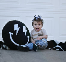 Load image into Gallery viewer, Black Smiley Plush
