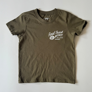 FINAL TRACK ATTACK TEE - MILITARY GREEN