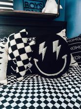 Load image into Gallery viewer, Black Smiley Plush