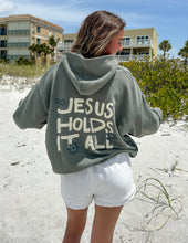 Load image into Gallery viewer, Jesus Holds It All Unisex Hoodie