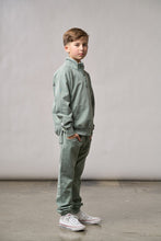 Load image into Gallery viewer, Quarter Zip Pullover - Basil Wash
