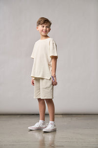 Elevated Tee - Almond
