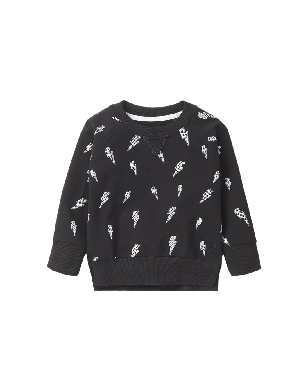 Lightning Bolt Pullover - Black